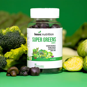 SuperGreens Gummies For Digestive, Immune and Liver Functions | Nutrient-Rich With 8 Specialty Blends