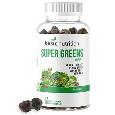 SuperGreens Gummies For Digestive, Immune and Liver Functions | Nutrient-Rich With 8 Specialty Blends